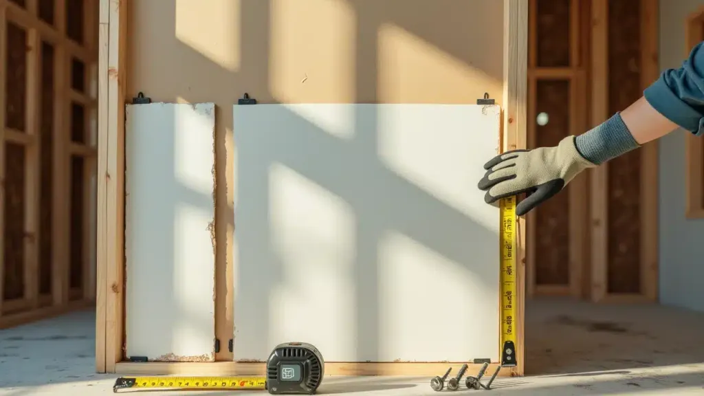 Drywall thickness: How to choose the right board for a repair