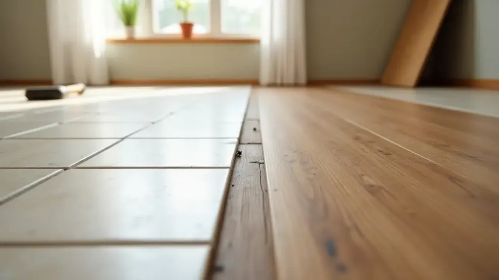 Can you install LVP over tile? Check the floor before you start