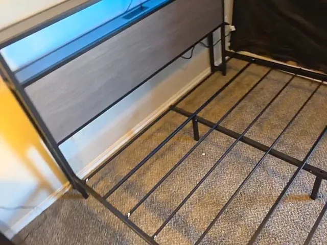Metal Bed Frame Assembly