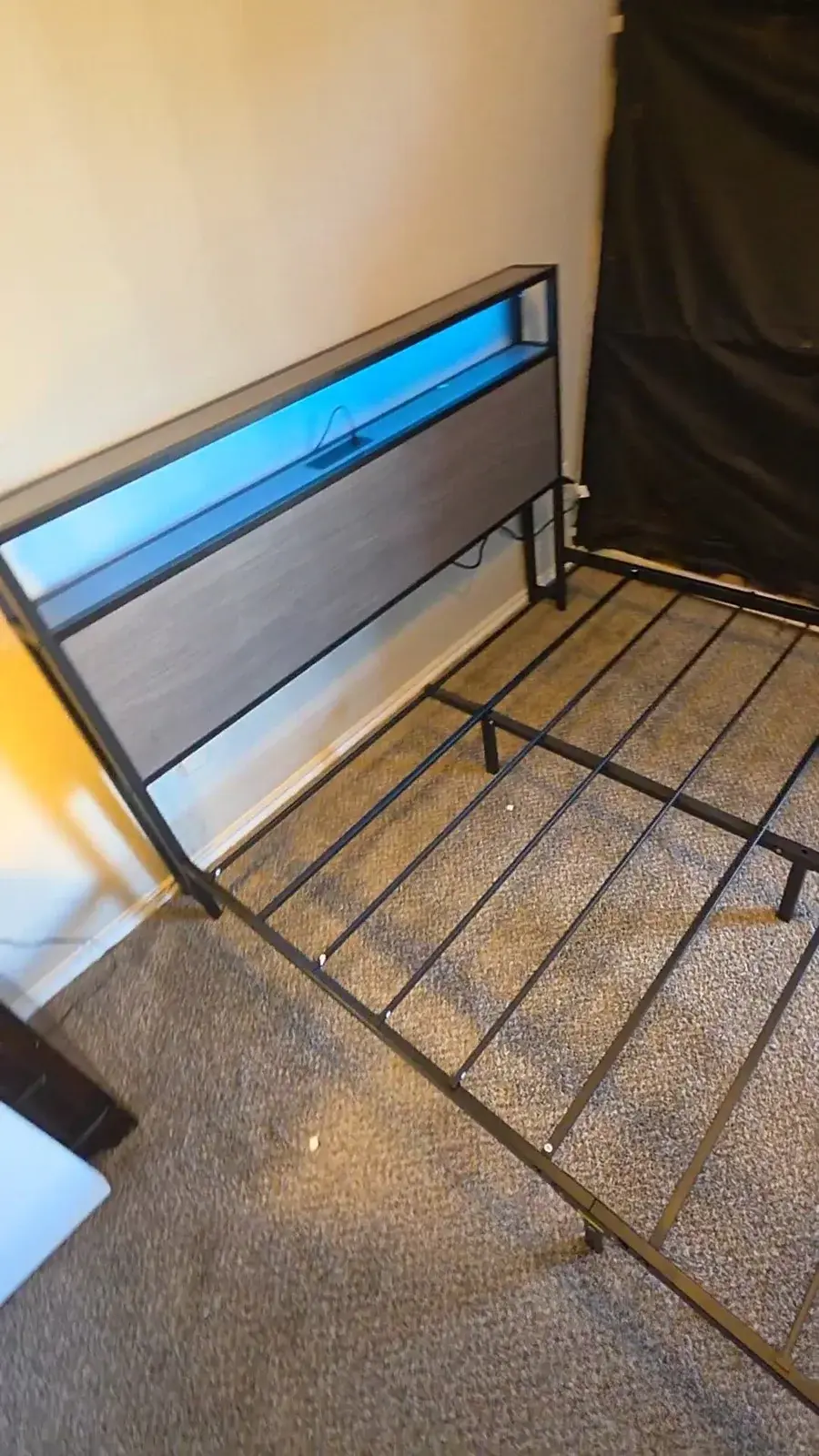 Metal Bed Frame Assembly