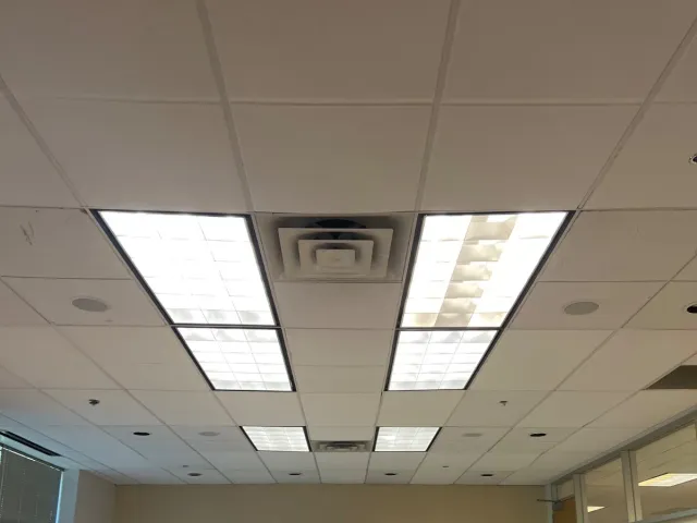 Commercial Ceiling Tile and Lighting Replacement