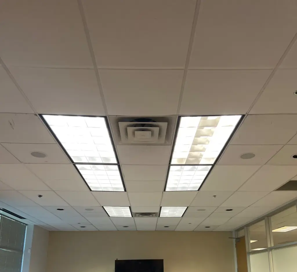 Commercial Ceiling Tile and Lighting Replacement