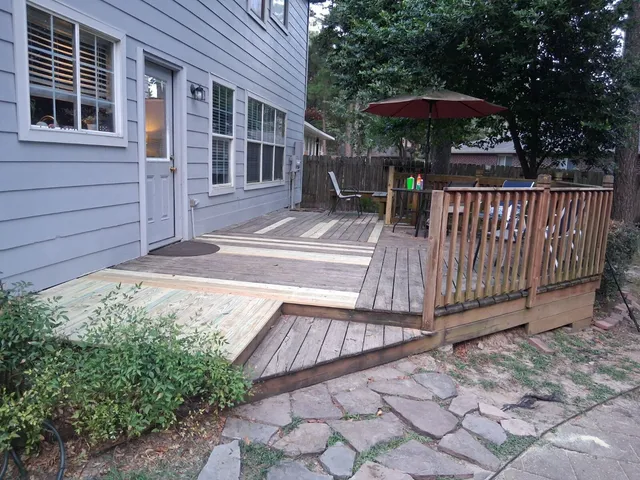 Deck Board and Railing Repair