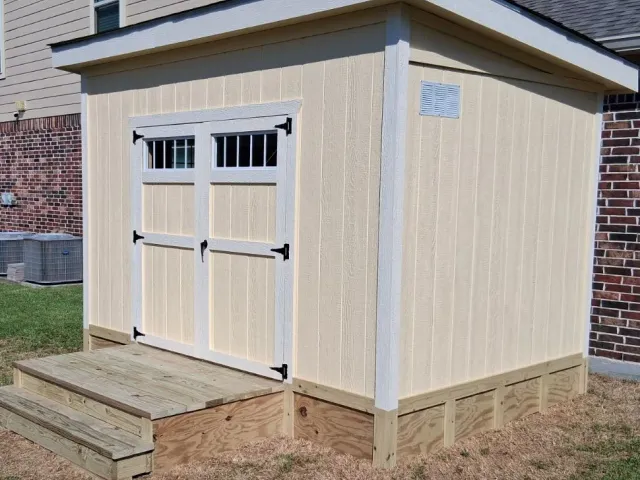 Shed Skirting and Entry Steps
