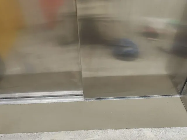 Elevator Threshold Concrete Patch