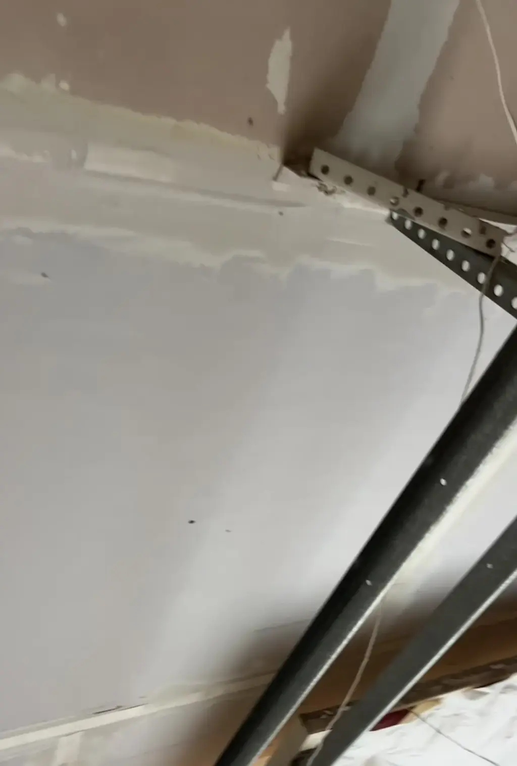 Garage Ceiling Drywall Replacement