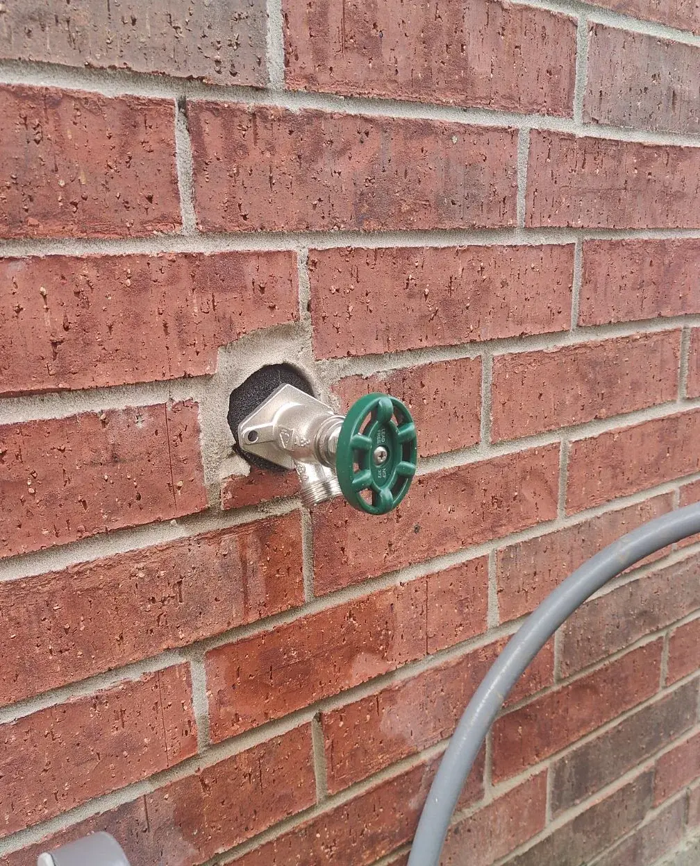 Outdoor hose bib and water line replacement