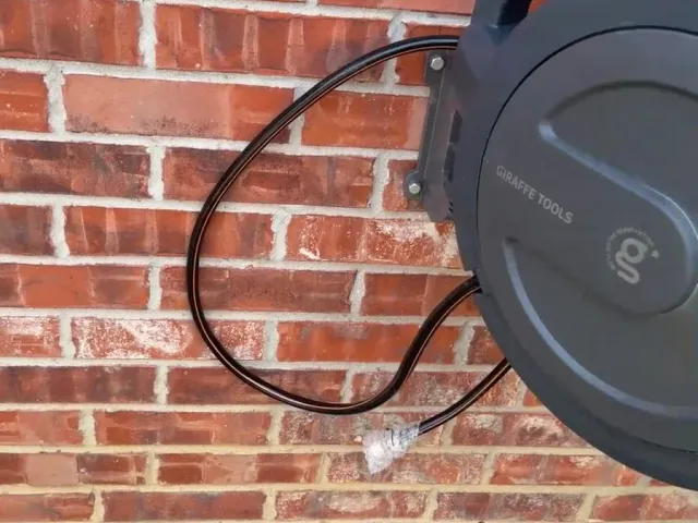 Retractable Garden Hose Reel Installation