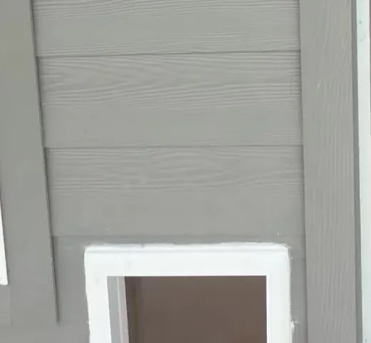 Wall-Mounted Pet Door Installation