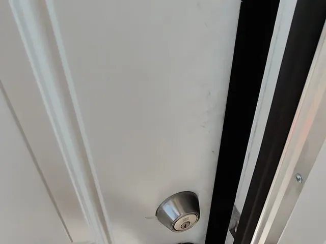 Entry Door Weatherstrip and Hardware Repair