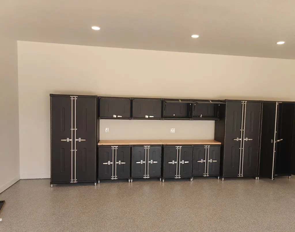 Garage Cabinet and Workbench Installation