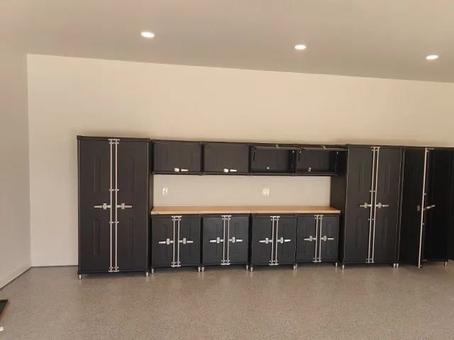Garage Cabinet and Workbench Installation