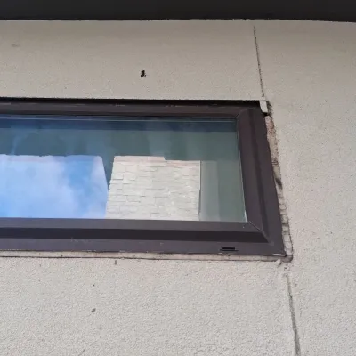 Window stucco sealing and drywall repair — gallery image 2