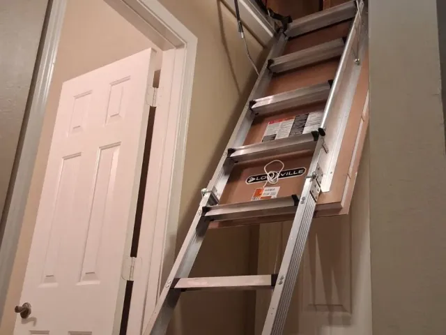 Attic Access Door and Ladder Installation