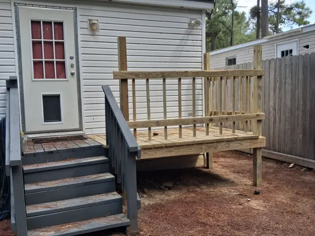 Deck Landing and Railing Rebuild