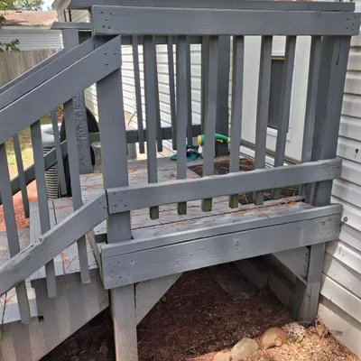 Deck Landing and Railing Rebuild — gallery image 1