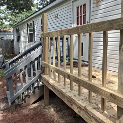 Deck Landing and Railing Rebuild — gallery image 2