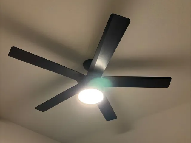 Black Ceiling Fan Installation