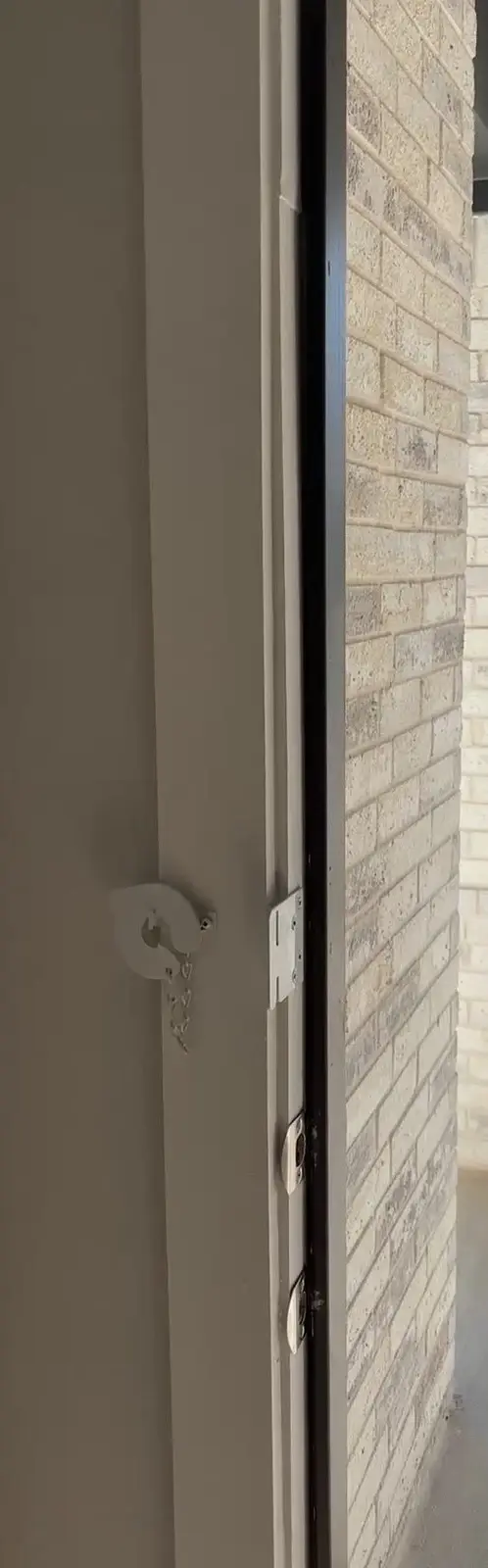 Front door jamb and trim repair in McKinney, TX, completed by The Smart Fix Handyman