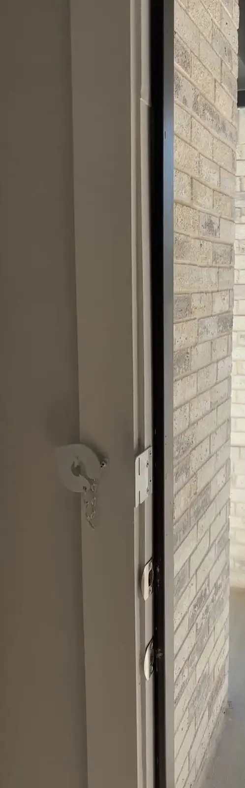 Front door jamb and trim repair in McKinney