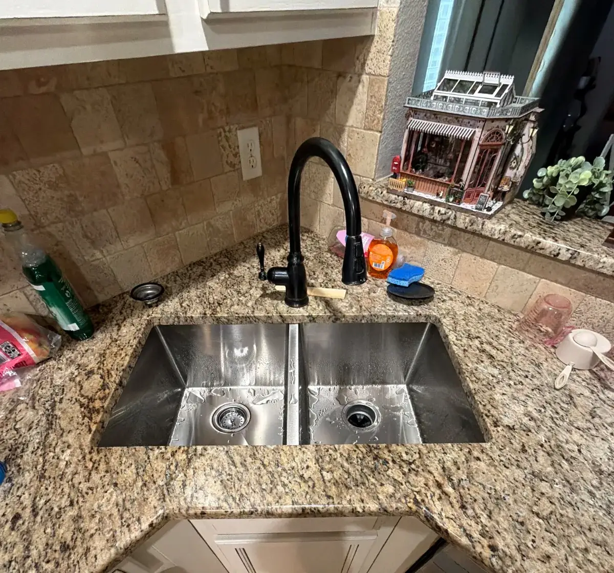Stainless Steel Undermount Sink Replacement in Ponder