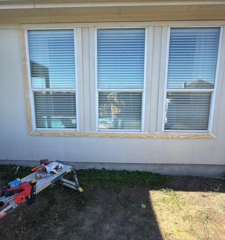 Exterior Window Trim Replacement & Caulking