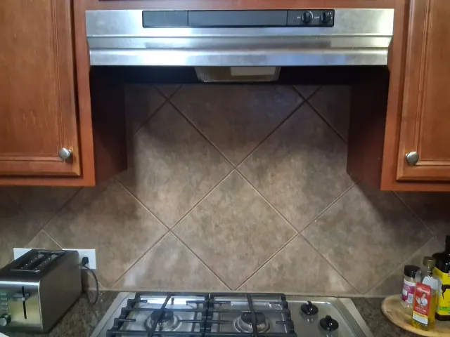 Range Hood Remount and Floor Lamp Assembly
