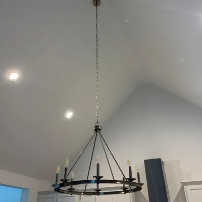 Laundry Hookups, Chandelier and Gate Repair — gallery image 1