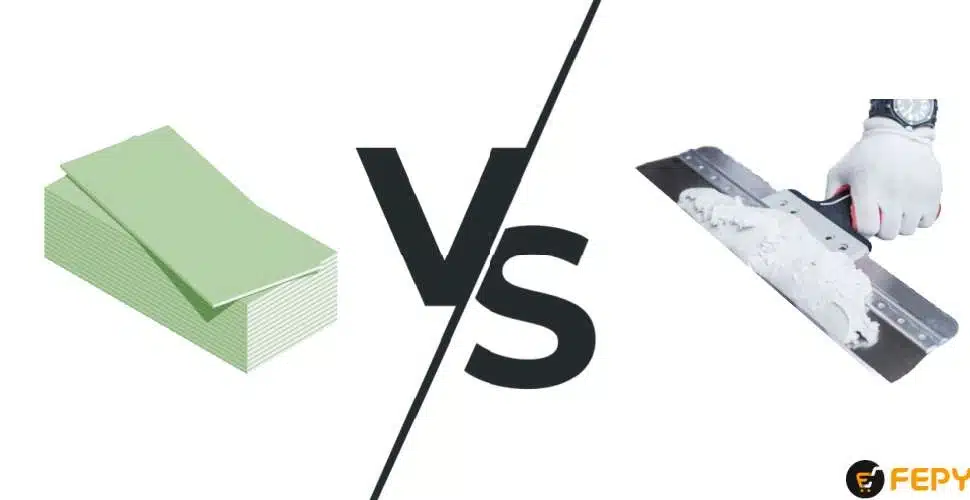 Drywall versus sheetrock comparison photo