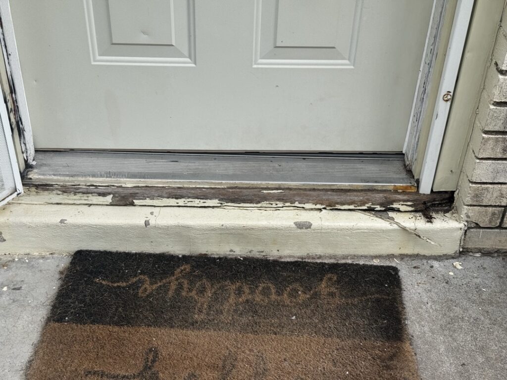 Door Threshold Wood Repair