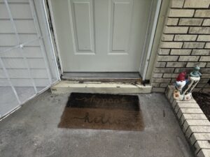 Door Threshold Wood Repair - Gallery image 1