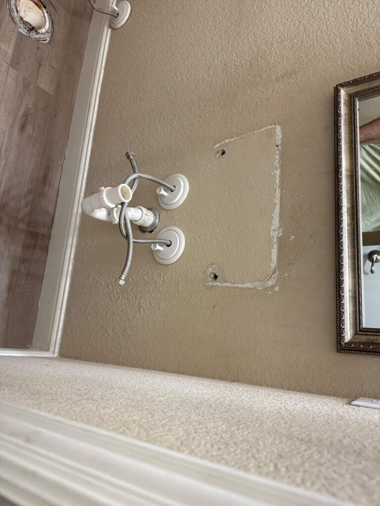 Wall-Mount Sink Install