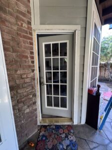 Door Install & Curtain Hanging - Gallery image 1