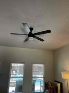 TV Mounting & Fan Replacement - Gallery image 1