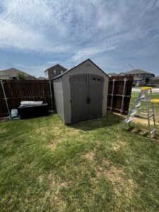 Backyard Shed Assembly - Gallery image 1