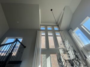 Tall Curtain Installation - Gallery image 2