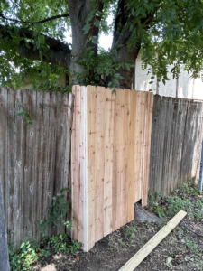 Fence Repair & Support Post Installation - Gallery image 1