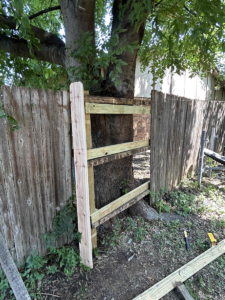 Fence Repair & Support Post Installation - Gallery image 2