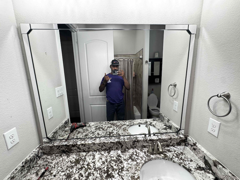 Mirror Replacement & Drywall Repair