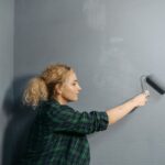 Interior painting in a Fort Worth home