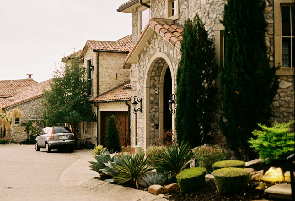 Stone home in Dallas, Texas