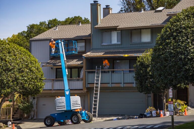 Home exterior being repainted, illustrating exterior painting cost in Fort Worth