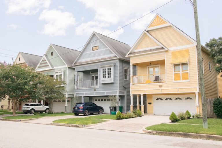 Suburban Houston home in summer — exterior maintenance