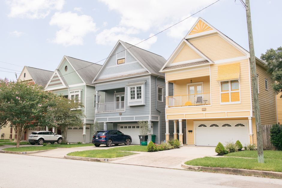 Suburban Houston home in summer — exterior maintenance